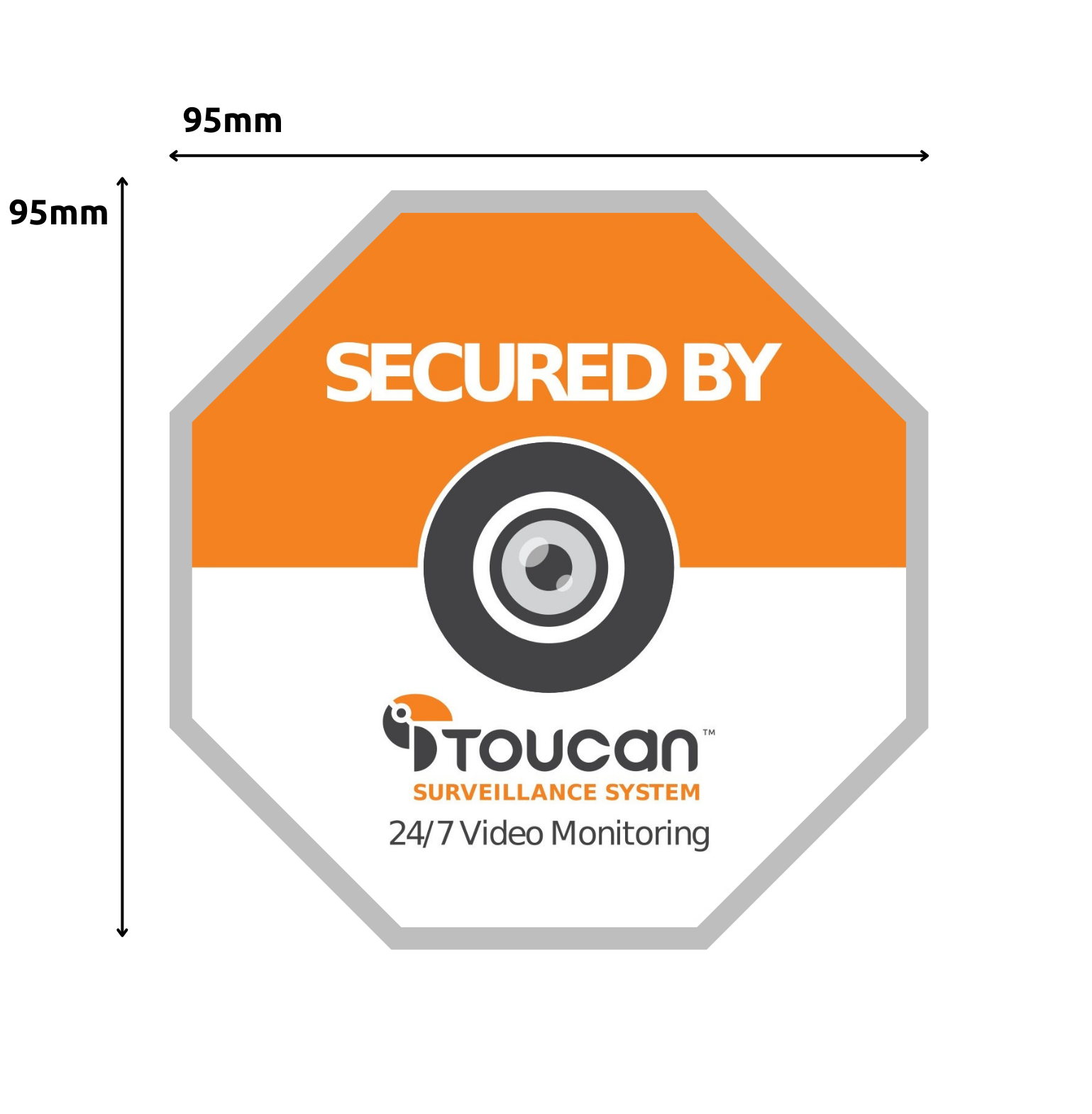 Toucan Window Security Stickers