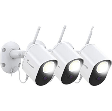 Toucan Floodlight Security Camera 3-Pack