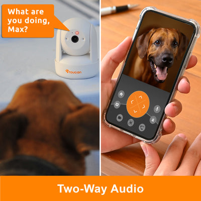 2 Pack | Toucan Seek Indoor Pan & Tilt Security Camera