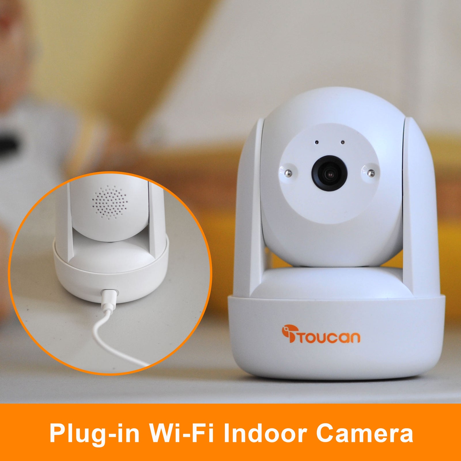 Toucan Seek Indoor Pan Tilt Security Camera – Toucan Smart Home UK
