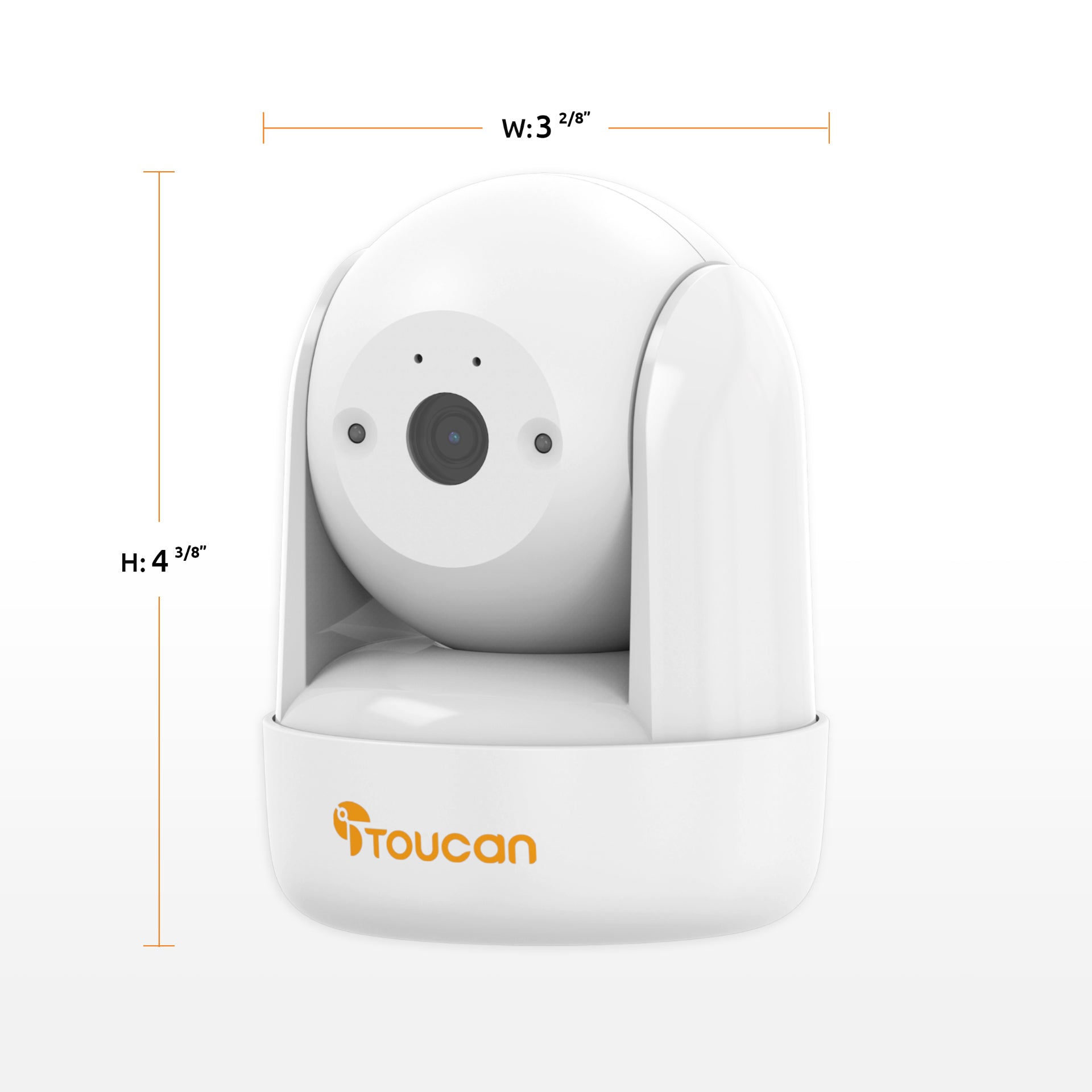 2 Pack | Toucan Seek Indoor Pan & Tilt Security Camera