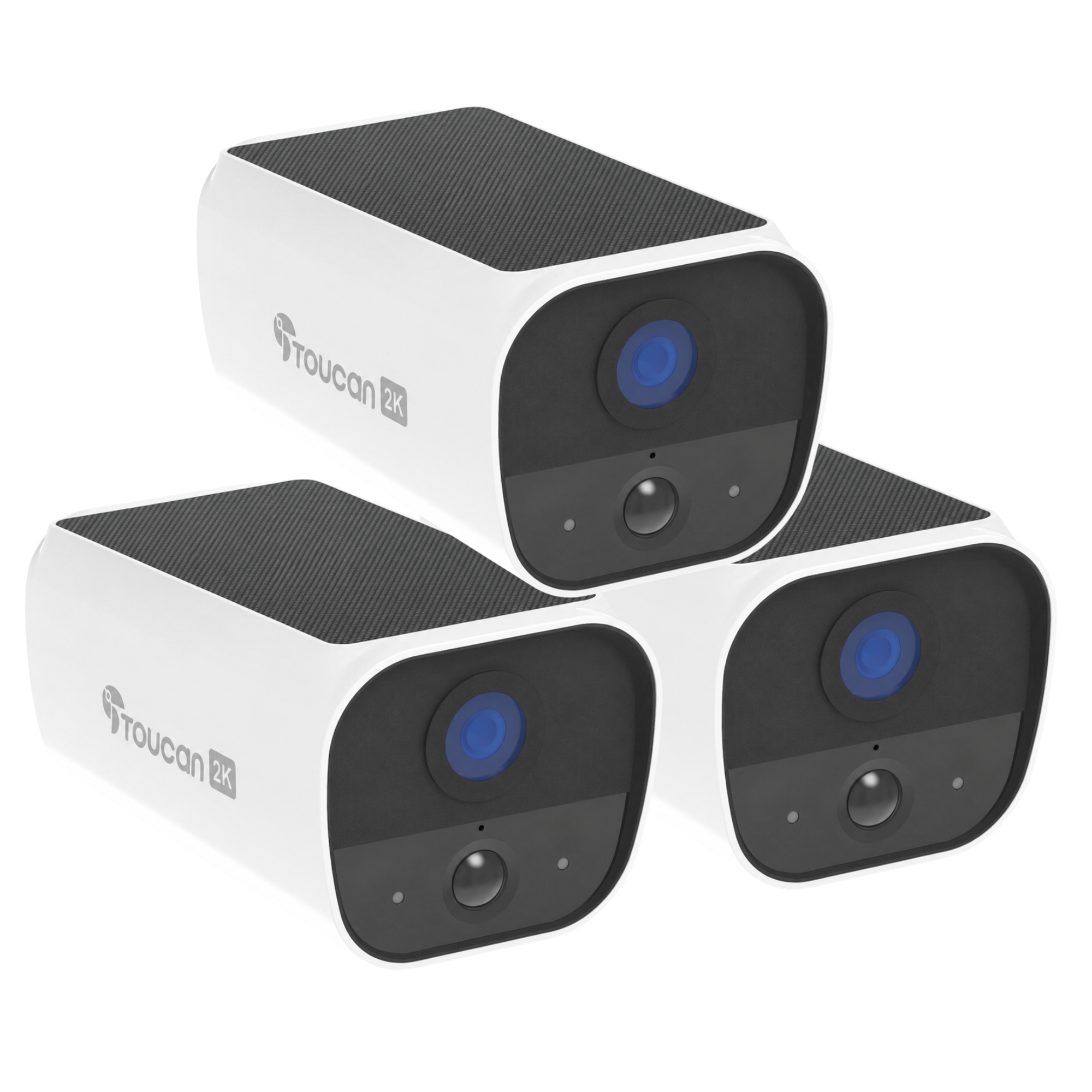 3 Pack | Toucan S5 Solar Powered Wireless Security Camera