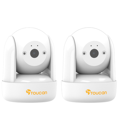 2 Pack | Toucan Seek Indoor Pan & Tilt Security Camera