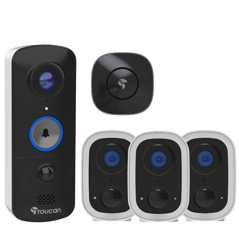 Toucan Wireless Video Doorbell V3 Wireless Security Camera S4