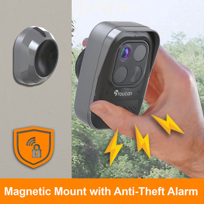 Toucan Wireless Video Doorbell PRO & Wireless Security Camera PRO (3-Pack) Bundle