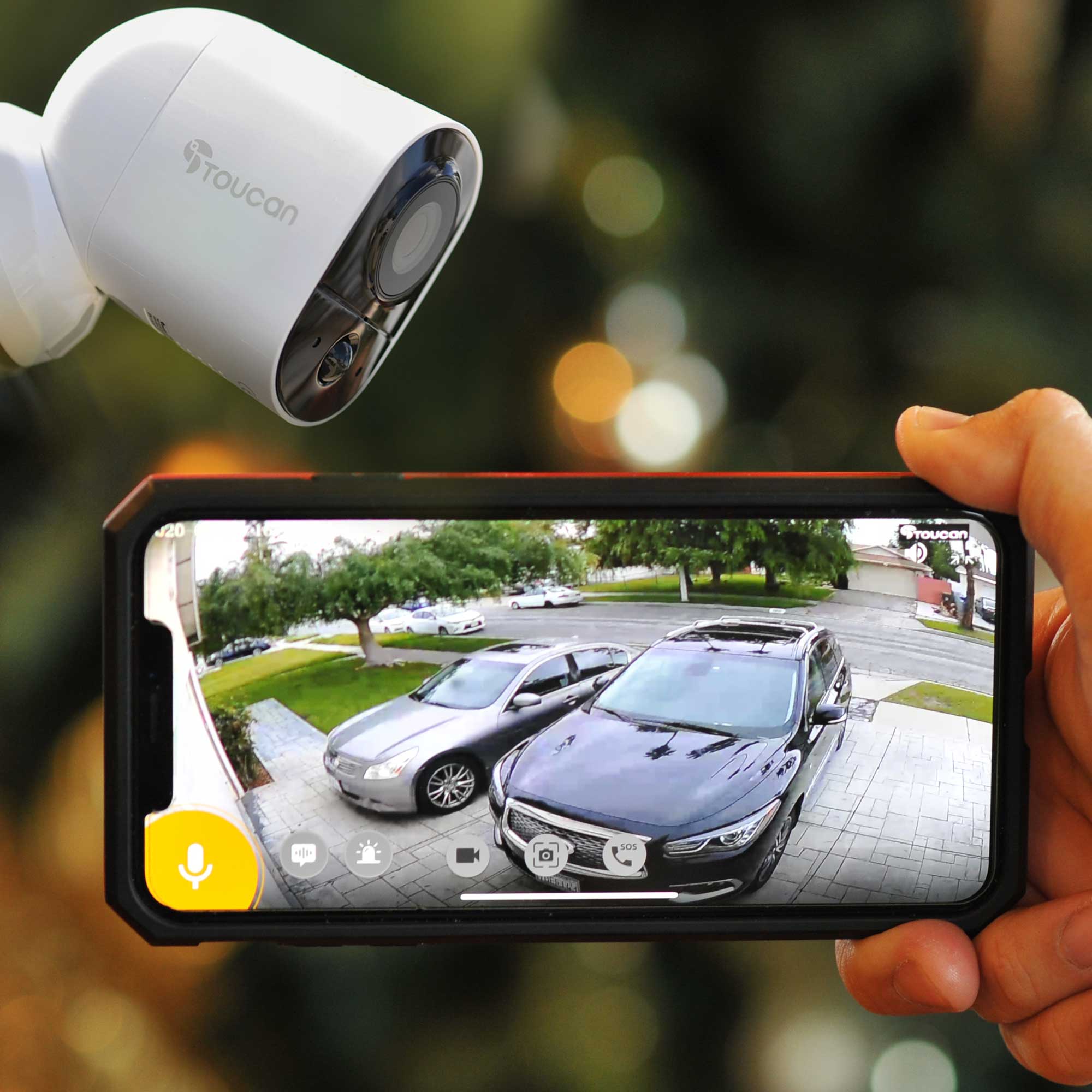 Toucan Wireless Video Doorbell & Security Camera Bundle