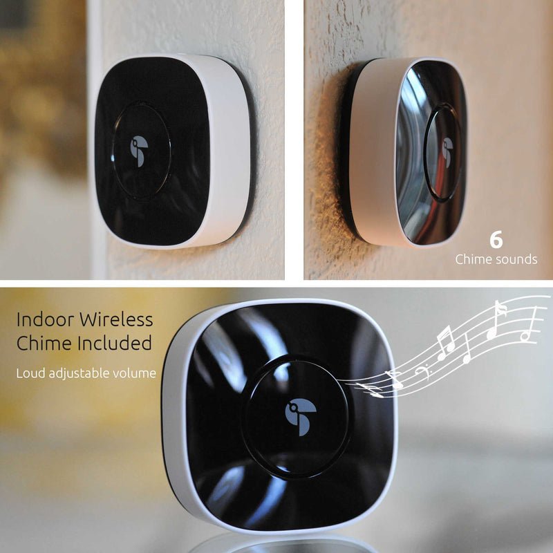 Toucan Wireless Video Doorbell & Security Camera (3 Pack) Bundle