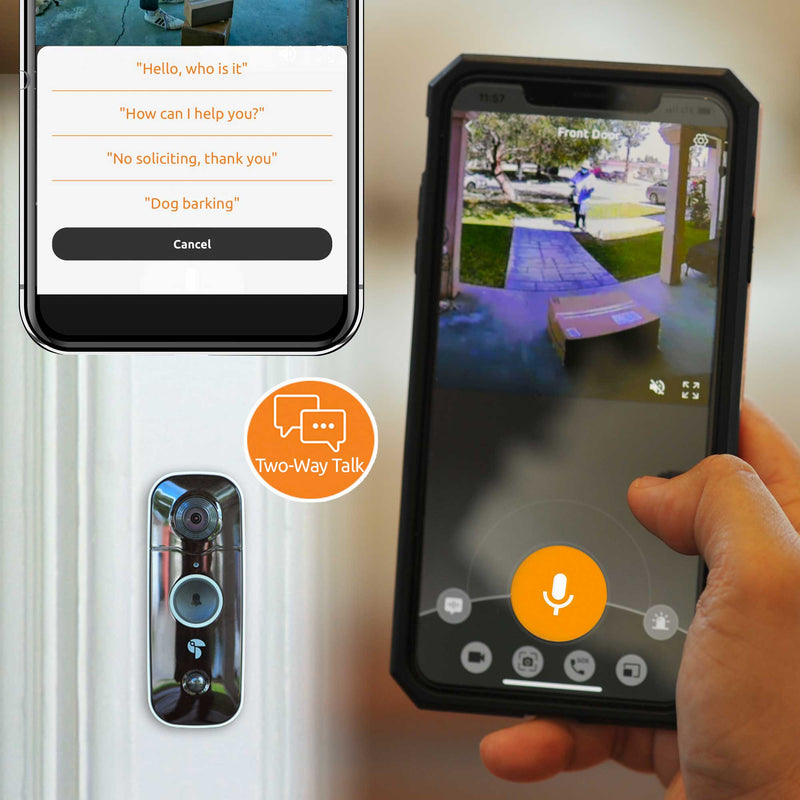 Toucan Wireless Video Doorbell & Security Camera Bundle